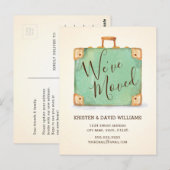 Vintag haben wir uns bewegt Ankündigung Postkarte (Vorne/Hinten)