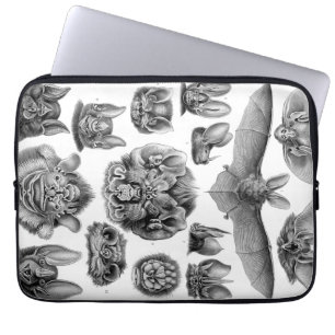 Vintag Haeckel Bats Laptopschutzhülle