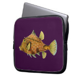 Vintag Haeckel Fish Laptopschutzhülle (Vorderseite Links)