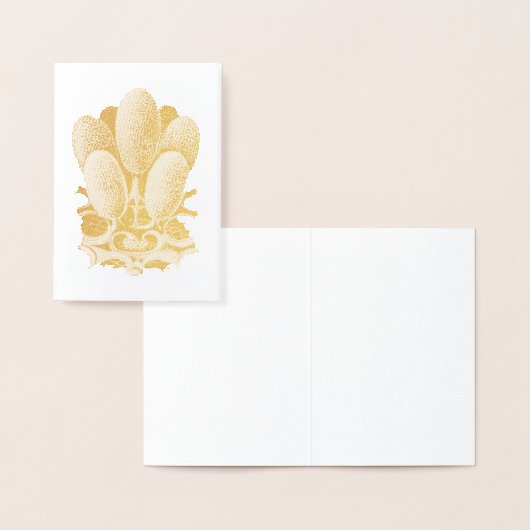 Vintag Haeckel Folienkarte (Anzeige)