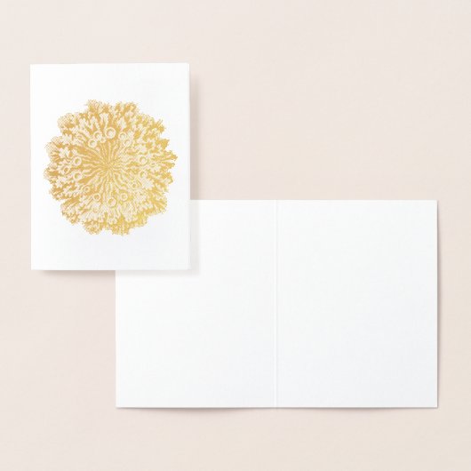 Vintag Haeckel Folienkarte (Anzeige)