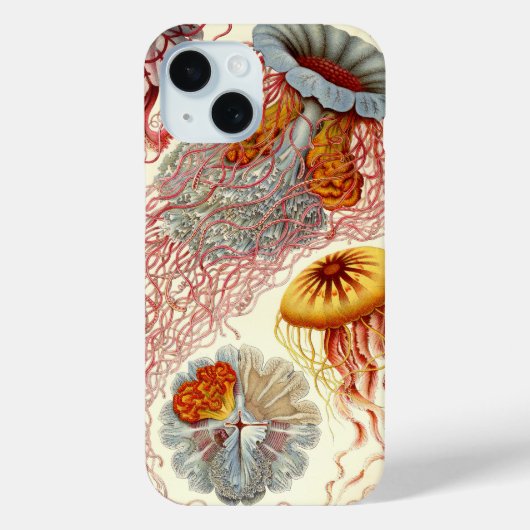 Vintag Haeckel Jellyfish Case-Mate iPhone Hülle (Rückseite)