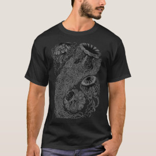 Vintag Haeckel Jellyfish Science T-Shirt