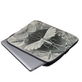 Vintag Haeckel Moths Laptopschutzhülle (Vorne Knopf)