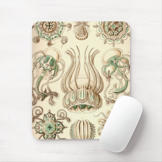 Vintag Haeckel Mousepad (Mit Mouse)