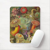 Vintag Haeckel Sea Anemone Mousepad (Mit Mouse)