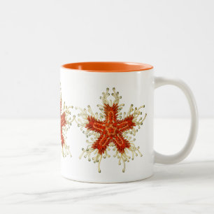 Vintag Haeckel Starfish Zweifarbige Tasse