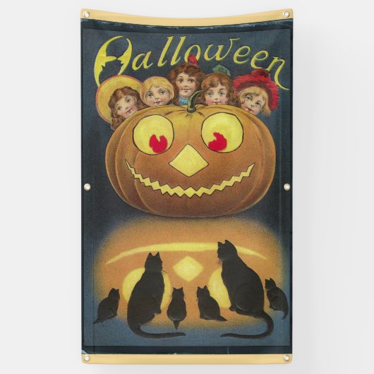 Vintag Halloween Banner (Vertikal)