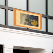 Vintag Halloween Banner (Äußeres Gebäude)