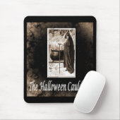 Vintag Halloween Cauldron Mousepad (Mit Mouse)