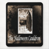 Vintag Halloween Cauldron Mousepad (Vorne)