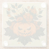 Vintag/Halloween/Fall/Kürbis Glasuntersetzer (Rückseite)