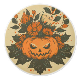 Vintag/Halloween/Fall/Kürbis Keramikknauf