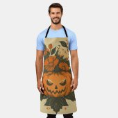 Vintag/Halloween/Fall/Kürbis Schürze (Getragen)