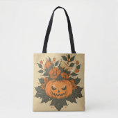 Vintag/Halloween/Fall/Kürbis Tasche (Vorderseite)
