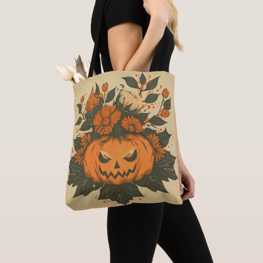 Vintag/Halloween/Fall/Kürbis Tasche (Von Nahem)