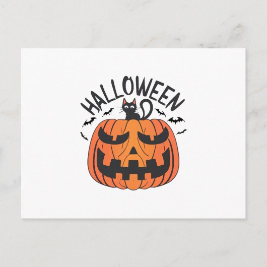 Vintag Halloween Feiertagspostkarte (Vorderseite)