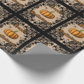 Vintag Halloween Geschenkpapier (Ecke)