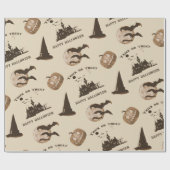 Vintag Halloween Geschenkpapier (Flach)