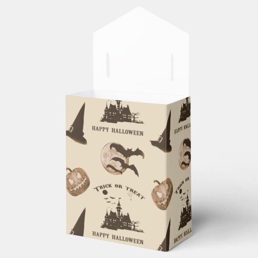 Vintag Halloween Geschenkschachtel (Geöffnet)