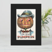 Vintag Halloween Im some Pumpkin Head (Stehend Vorderseite)