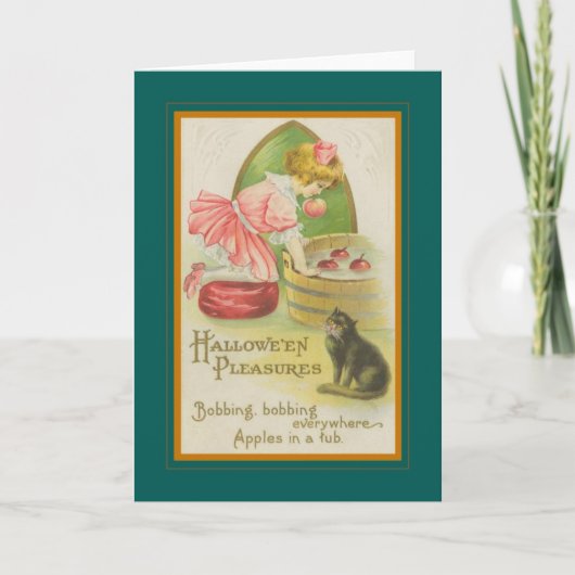 Vintag Halloween Karte (Vorderseite)