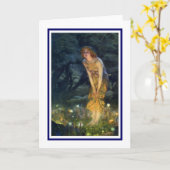 Vintag Halloween Karte (Gelbe Blume)