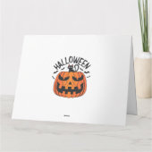 Vintag Halloween Karte (Rückseite)