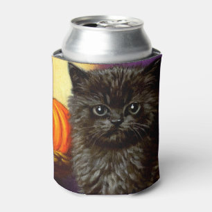 Vintag Halloween Kitten Dosenkühler
