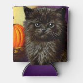 Vintag Halloween Kitten Dosenkühler (Vorderseite)