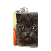 Vintag Halloween Kitten Flachmann (Links)