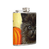 Vintag Halloween Kitten Flachmann (Rechts)