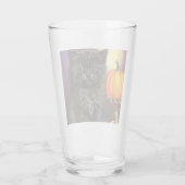 Vintag Halloween Kitten Glas (Rückseite)