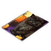Vintag Halloween Kitten Notizblock (Linke Seite)