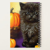 Vintag Halloween Kitten Planer (Rückseite)