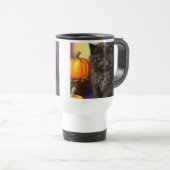 Vintag Halloween Kitten Reisebecher (VorderseiteRechts)