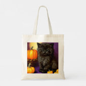 Vintag Halloween Kitten Tragetasche (Rückseite)