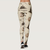 Vintag Halloween Leggings (Rückseite)