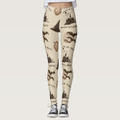 Vintag Halloween Leggings (Vorderseite)