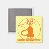 Vintag Halloween Magnet (Vorderseite/Rückseite)