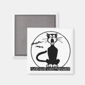 Vintag Halloween Magnet (Vorderseite/Rückseite)