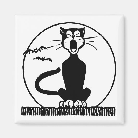 Vintag Halloween Magnet (Vorne)