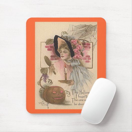 Vintag Halloween Mousepad (Mit Mouse)