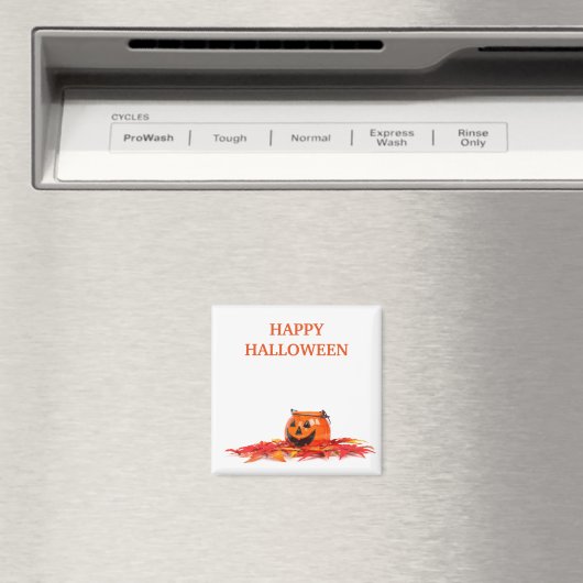 Vintag Halloween Orange Pumpkin Magnet (In Situ (Geschirrspüler))