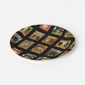 Vintag Halloween Pappteller (Schrägansicht)