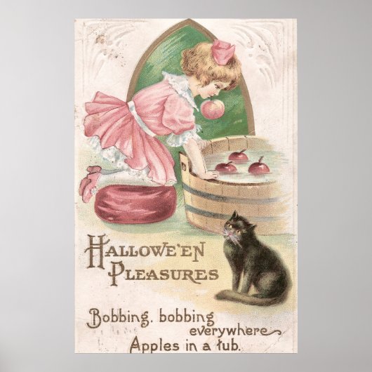 Vintag Hallowe'en Pleasures Poster (Vorne)
