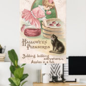 Vintag Hallowe'en Pleasures Poster (Heimbüro)