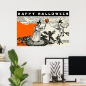 Vintag Halloween Poster (Heimbüro)