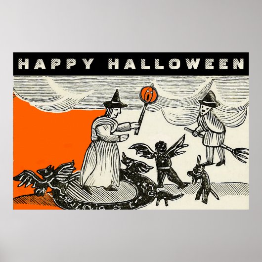 Vintag Halloween Poster (Vorne)