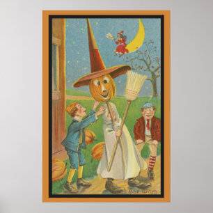 Vintag Halloween Poster